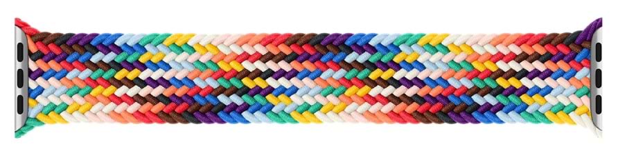 Ремінець для смарт-годинника Armorstandart Braided Solo Loop for Apple Watch 38mm/40mm/41mm Pride Edition Size 2 (ARM64933) - Фото 1
