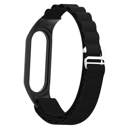 Ремешок для фитнес-браслета Armorstandart AlpinaStyle Band for Xiaomi Mi Band 7/6/5/4 Black (ARM64987) - Фото 1