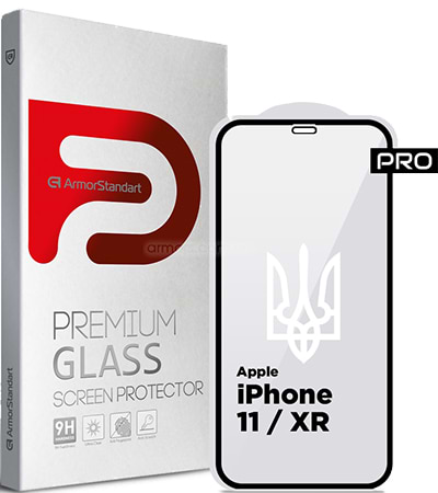 Фото - Захисне скло для смартфону Armorstandart Pro 3D LE for Apple iPhone 11 / XR Black (ARM65653)
