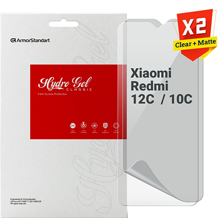 Захисна плівка для смартфону Armorstandart Clear + Matte for Xiaomi Redmi 12C / 10C (ARM66858)