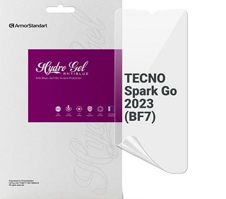 Захисна плівка для смартфону Armorstandart Anti-Blue for TECNO Spark Go 2023 (BF7) (ARM67165)