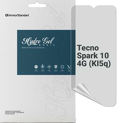 Захисна плівка для смартфону Armorstandart Matte for Tecno Spark 10 4G (KI5q) (ARM67791)