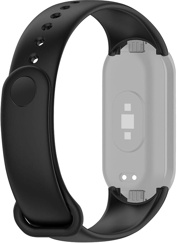 Фото - Ремешок для фитнес-браслета Armorstandart for Xiaomi Mi Band 8/9 Black (ARM68017)