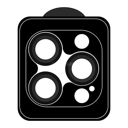 Фото - Захисне скло для смартфону Armorstandart для камери Pro for Apple iPhone 14 Pro / 14 Pro Max Black(ARM68066)