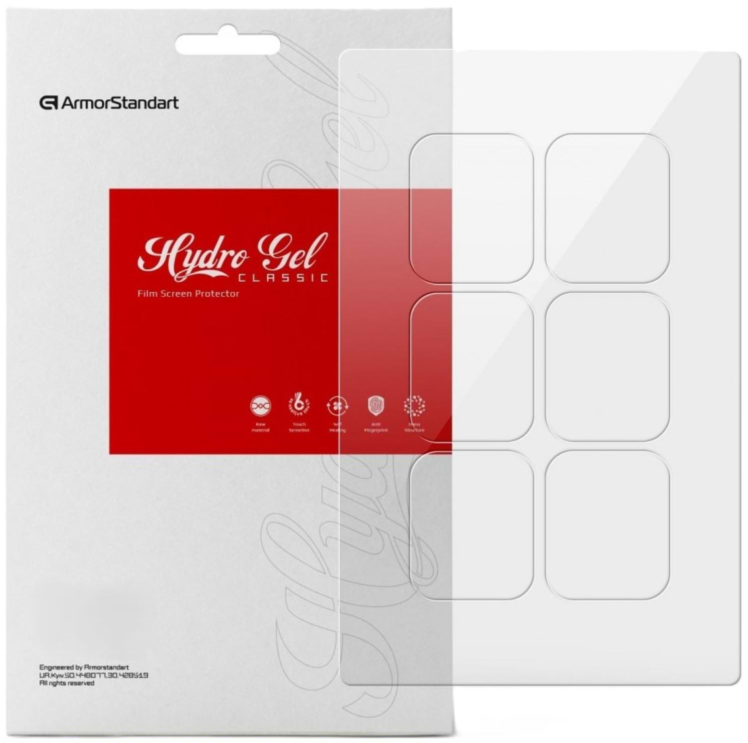 Защитная пленка для смарт-часов Armorstandart for Mobvoi TicWatch GTH 6 шт. (ARM68201)