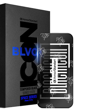 Защитное стекло для смартфона Armorstandart Space Black Icon for Apple iPhone 15 Pro Black (ARM68227)