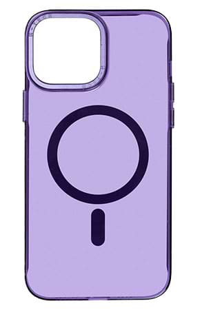 Чохол для смартфону Armorstandart Y23 MagSafe for Apple iPhone 15 Transparent Purple (ARM68567) - Фото 1