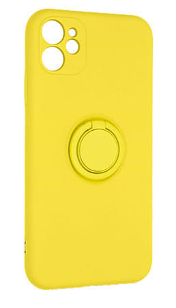 Чохол для смартфону Armorstandart Icon Ring for Apple iPhone 11 Yellow (ARM68645) - Фото 1