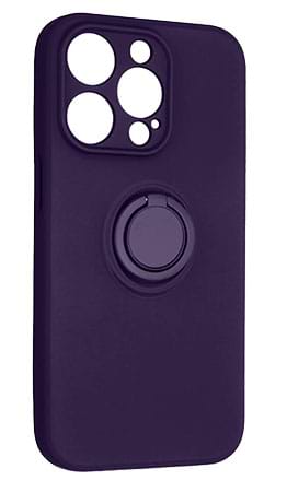 Фото - Чохол для смартфону Armorstandart Icon Ring for Apple iPhone 14 Pro Dark Purple (ARM68712)