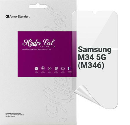 Фото - Захисна плівка для смартфону Armorstandart Anti-Blue for Samsung M34 5G (M346) (ARM69525) Фото - Захисна плівка для смартфону Armorstandart Anti-Blue for Samsung M34 5G (M346) (ARM69525)