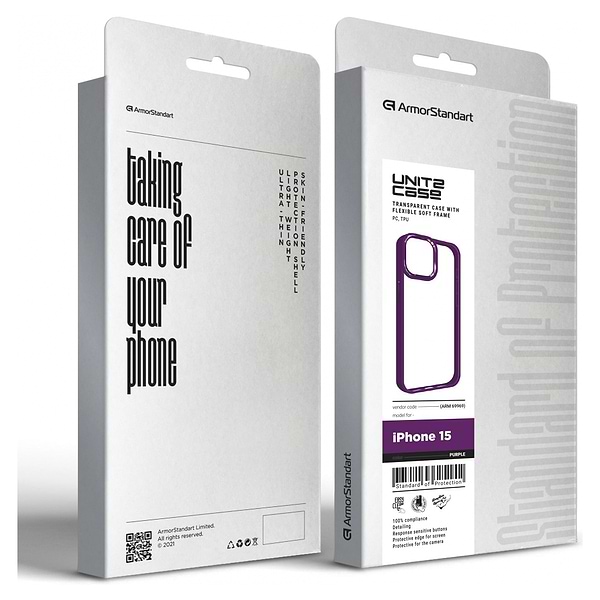 Фото - Чехол для смартфона Armorstandart UNIT2 for Apple iPhone 15 Purple (ARM69969)