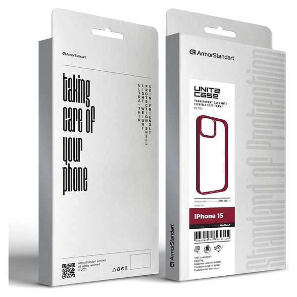 Фото - Чехол для смартфона Armorstandart UNIT2 for Apple iPhone 15 Marsala (ARM69971)
