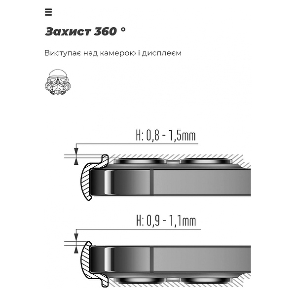 Фото - Чехол для смартфона Armorstandart ICON Case for Tecno Pova 5 4G Camera cover Lavender (ARM68923)
