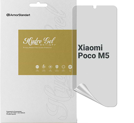 Захисна плівка для смартфону Armorstandart Anti-spy for Xiaomi Poco M5 (ARM70126)