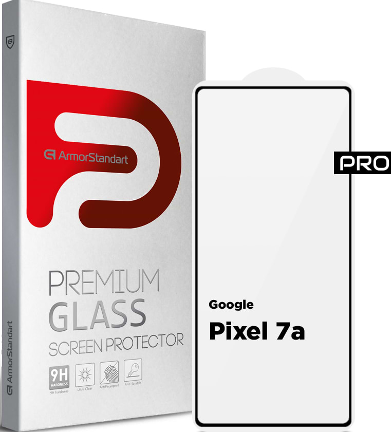 Защитное стекло для смартфона Armorstandart Pro for Google Pixel 7a Black (ARM70852)