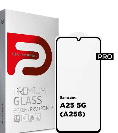 Захисне скло для смартфону Armorstandart Pro for Samsung A15 5G (A156) / A25 5G Black (ARM72435)
