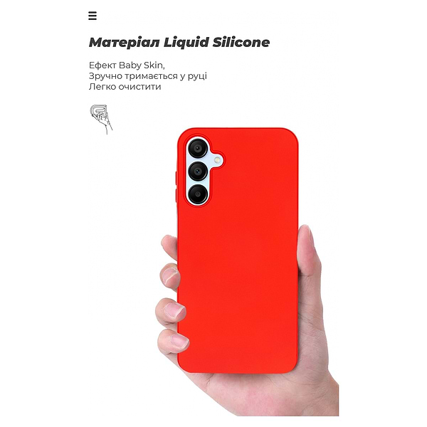 Фото - Чехол для смартфона Armorstandart ICON Case for Samsung A15 5G (A156) Red (ARM72486)