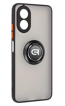 Фото - Чехол для смартфона Armorstandart Frosted Matte Ring for Oppo A18 4G / A38 4G Black (ARM72699)