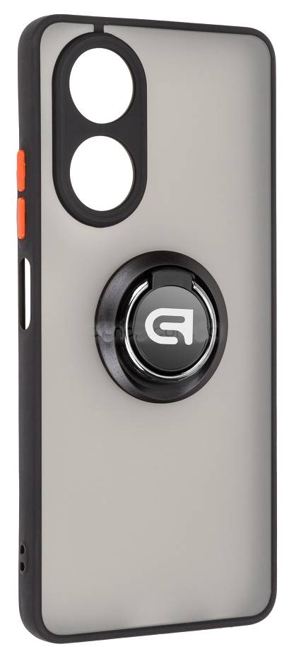 Чехол для смартфона Armorstandart Frosted Matte Ring for Oppo A58 4G Black (ARM72703) - Фото 1