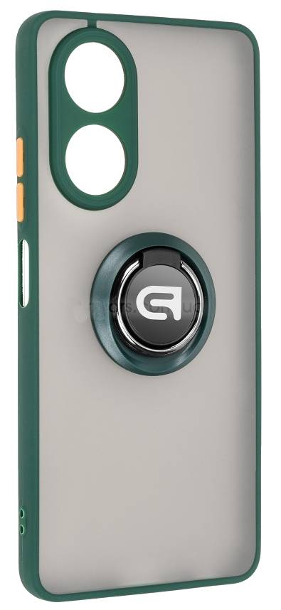 Чохол для смартфону Armorstandart Frosted Matte Ring for Oppo A58 4G Dark Green (ARM72704) - Фото 1