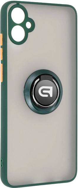 Чохол для смартфону Armorstandart Frosted Matte Ring for Samsung A05 (A055) Dark Green (ARM72761) - Фото 1