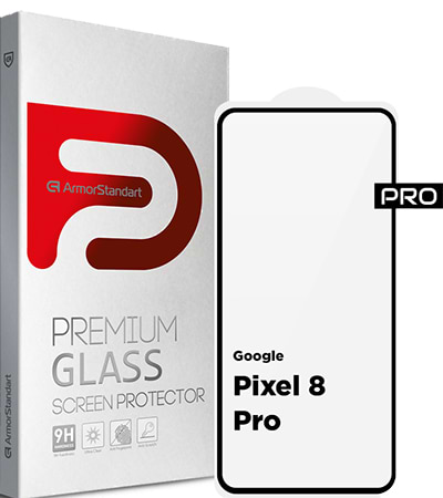 Защитное стекло для смартфона Armorstandart Pro for Google Pixel 8 Pro Black (ARM72908)