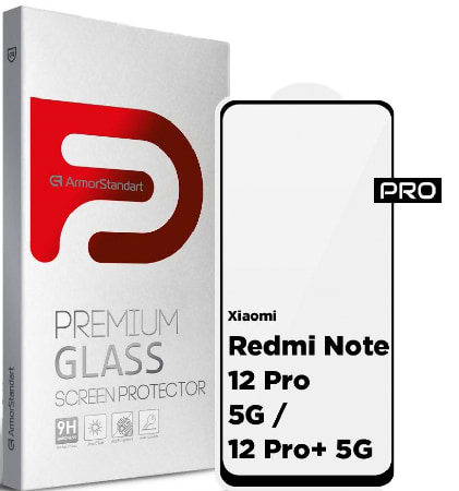 Фото - Захисне скло для смартфону Armorstandart Pro for Xiaomi Redmi Note 12 Pro 5G/12 Pro+ 5G Black (ARM73098) Фото - Захисне скло для смартфону Armorstandart Pro for Xiaomi Redmi Note 12 Pro 5G/12 Pro+ 5G Black (ARM73098)