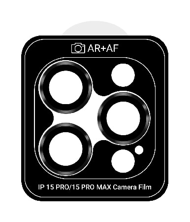 Захисне скло для смартфону Armorstandart для камери Pro for iPhone 15 Pro/15 Pro Max Black Titanium (ARM73317) - Фото 1