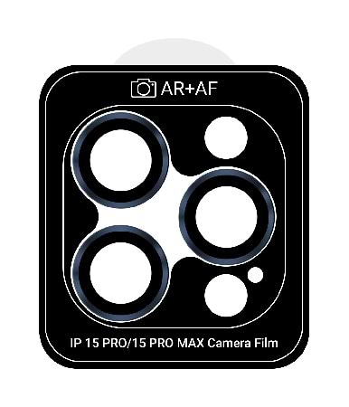 Фото - Захисне скло для смартфону Armorstandart для камери Pro for Apple iPhone 15 Pro / 15 Pro Max Blue Titanium (ARM73320)