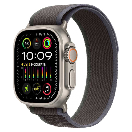 Ремінець для смарт-годинника Armorstandart Trail Loop for Apple Watch All Series 42/44/45/49mm Blue Black (ARM74229) - Фото 1