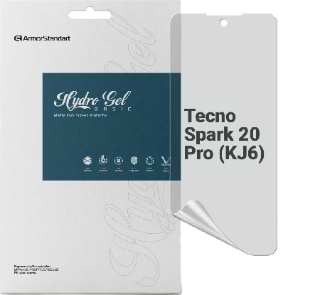 Захисна плівка для смартфону Armorstandart Matte for Tecno Spark 20 Pro (KJ6) (ARM74390)