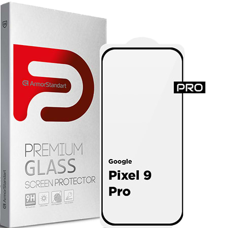 Фото - Захисне скло для смартфону Armorstandart Pro for Google Pixel 9 Pro Black (ARM74678)