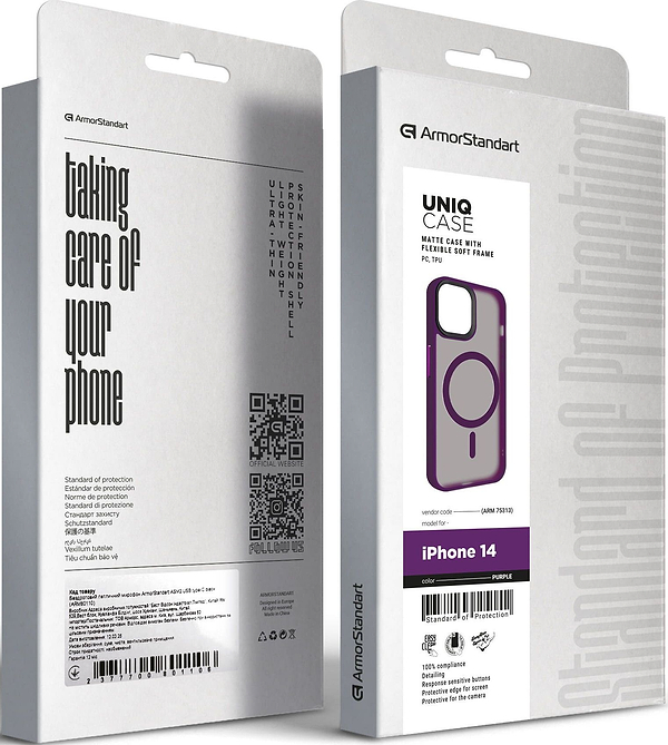 Фото - Чохол для смартфону Armorstandart Uniq Magsafe for Apple iPhone 14 Purple (ARM75313)