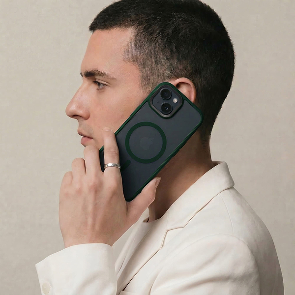 Фото - Чохол для смартфону Armorstandart Uniq Magsafe for Apple iPhone 15 Plus Dark Green (ARM75323)