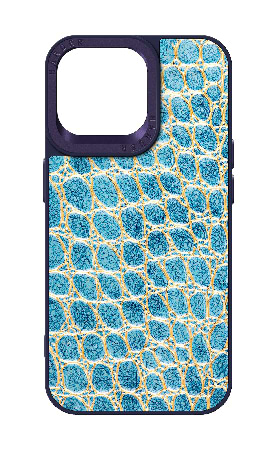 Чехол для смартфона Harder Crocosaur for Apple iPhone 15 Blue (ARM76700) - Фото 1