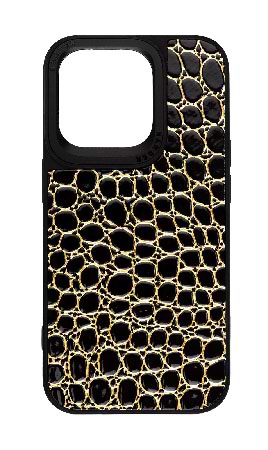 Чехол для смартфона Harder Crocosaur for Apple iPhone 15 Pro Black (ARM76701) - Фото 1