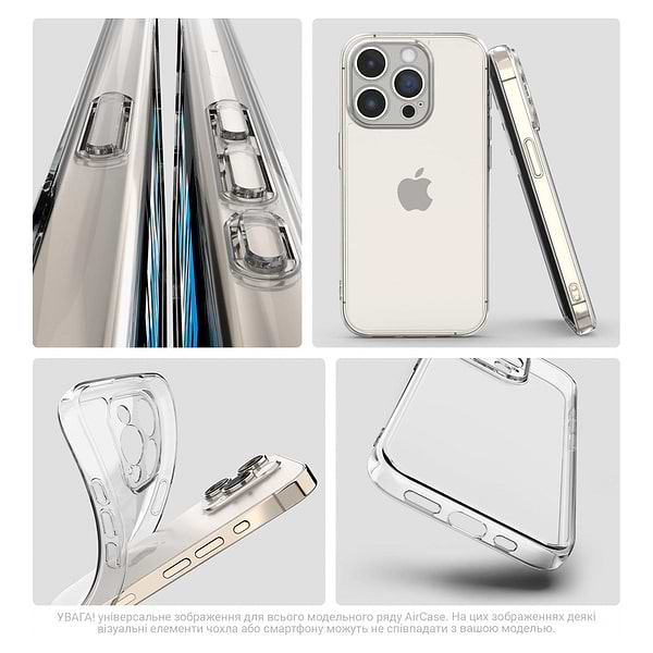 Фото - Чохол для смартфону Armorstandart Air for Apple iPhone 16 Pro Camera cover Clear (ARM78489)