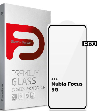 Фото - Захисне скло для смартфону Armorstandart Pro for ZTE Nubia Focus 5G Black (ARM78909)