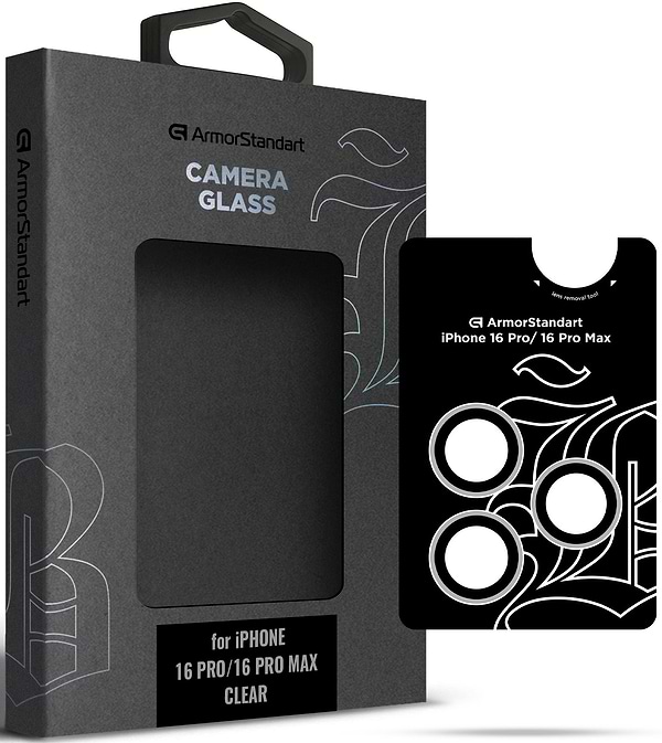 Фото - Защитное стекло для смартфона Armorstandart для камеры Supreme BI for iPhone 16 Pro/16 Pro Max Clear (ARM79422) Фото - Защитное стекло для смартфона Armorstandart для камеры Supreme BI for iPhone 16 Pro/16 Pro Max Clear (ARM79422)