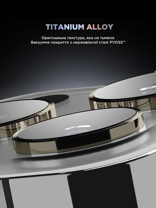 Фото - Захисне скло для смартфону Armorstandart для камери Supreme BI for iPhone 16 Pro/16 Pro Max Titanium (ARM79423)