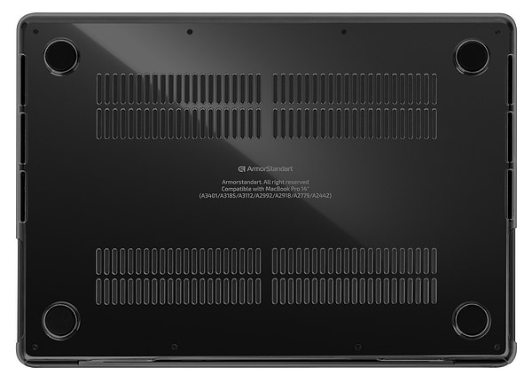 Фото - Чехол-накладка для ноутбука Armorstand Crystal for MacBook Air 15.3 M5/M4/M3/M2 Grey (ARM79443)