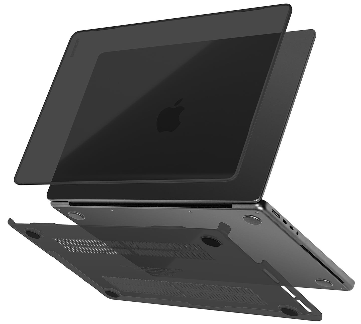 Чохол-накладка для ноутбуку Armorstandart Crystal for MacBook Air 15.3 M4/M3/M2 (A3241/A3114/A2941) Black (ARM79444) - Фото 1