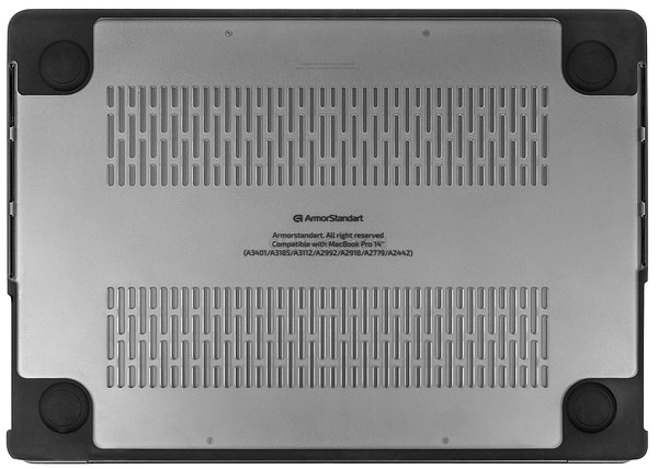Фото - Чохол-накладка для ноутбуку Armorstandart Unit for MacBook Air 13.6 M4/M3/M2 (A3240/A3113/A2681) Clear (ARM79468)