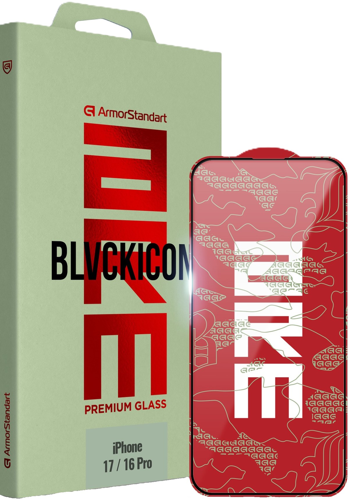 Фото - Защитное стекло для смартфона Armorstandart Corning Black Icon for Apple iPhone 17 / 16 Pro (ARM79554) Фото - Защитное стекло для смартфона Armorstandart Corning Black Icon for Apple iPhone 17 / 16 Pro (ARM79554)