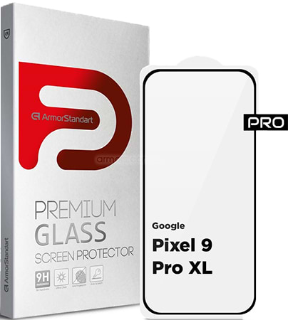Захисне скло для смартфону Armorstandart Pro for Google Pixel 9 Pro XL Black (ARM79889) - Фото 1