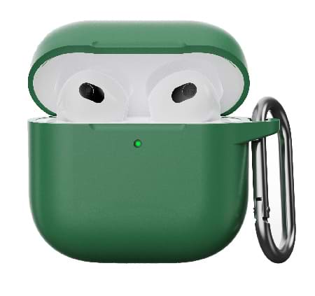 Чехол для наушников Armorstandart Hang Case for Apple AirPods 4 Needle Green (ARM81289) - Фото 1