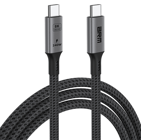 Фото - Кабель синхронизации данных Armorstandart USB 4.0 USB-C - USB-C 240W 1m Black (ARM81921)