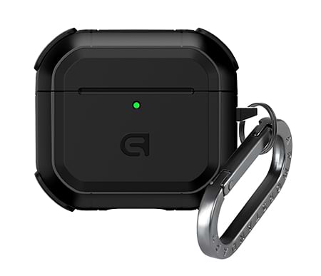 Купить Чехол для наушников Armorstandart Panzer for Apple Airpods 4 Black (ARM82552) - Фото 1 Чехол для наушников Armorstandart Panzer for Apple Airpods 4 Black (ARM82552) - Фото 1