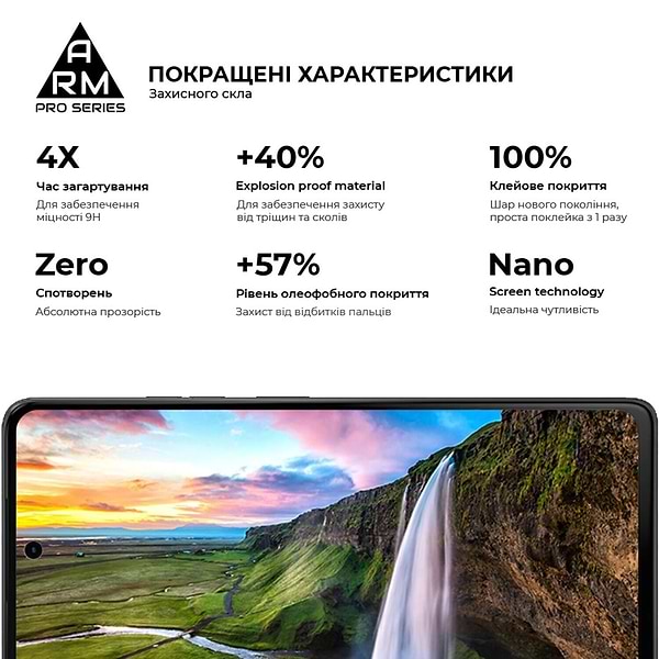 Фото - Захисне скло для смартфону Armorstandart Pro for Motorola G75 5G Black (ARM83293)