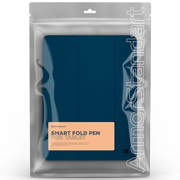 Фото - Чохол для планшету Armorstandart Smart Fold Pen for Samsung Galaxy Tab A9+ Dark Blue (ARM74997)